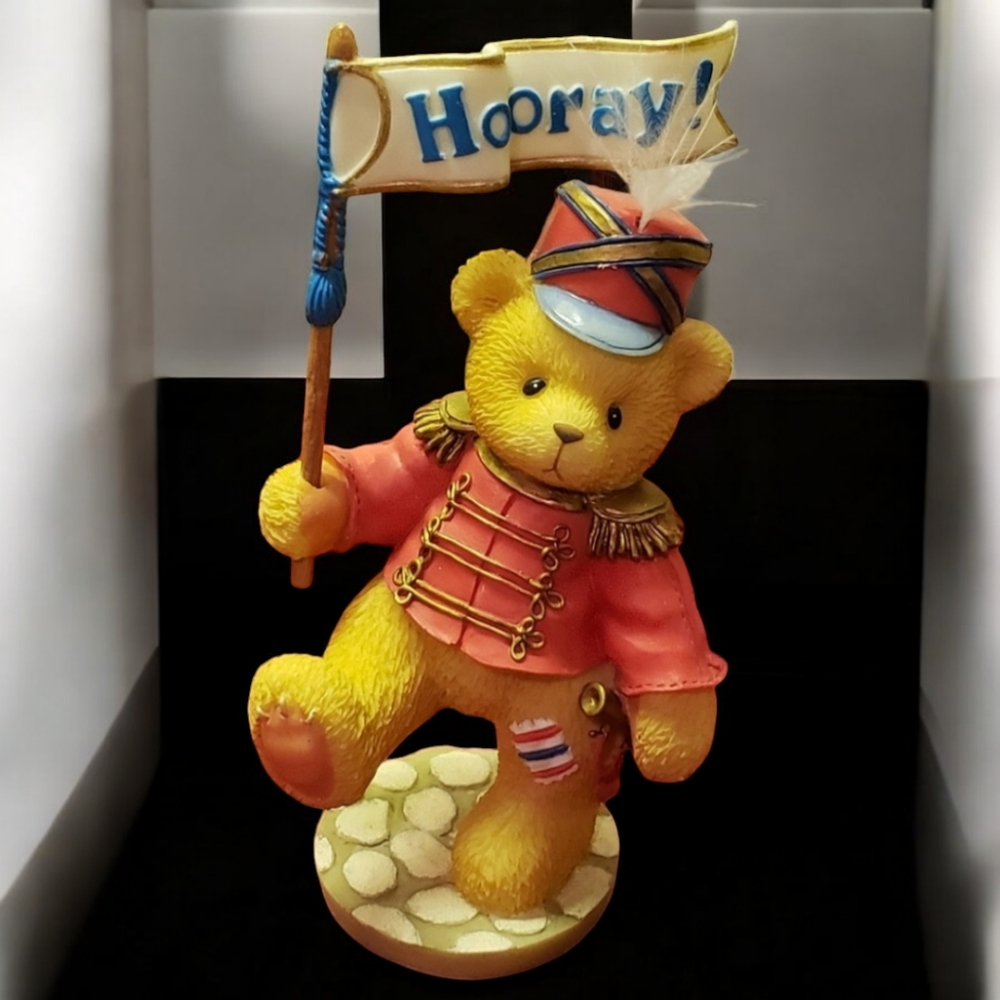 Vtg 99 Cherished Teddies Lanny Hooray Bear CT005
